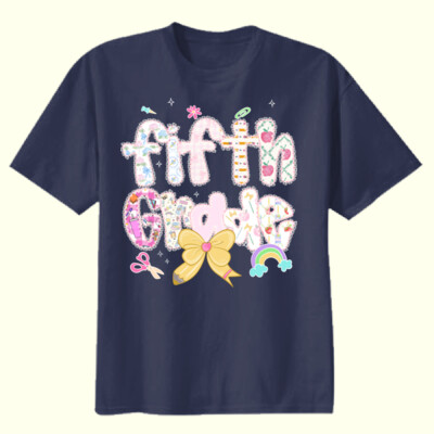 Fifth Grade Pastels 89-095 - Youth Heavy Cotton 100% Cotton T Shirt Thumbnail