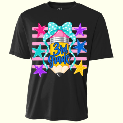 Third Grade Pencil Coquette 89-098 - Youth Cooling Performance Short Sleeve Tee Thumbnail