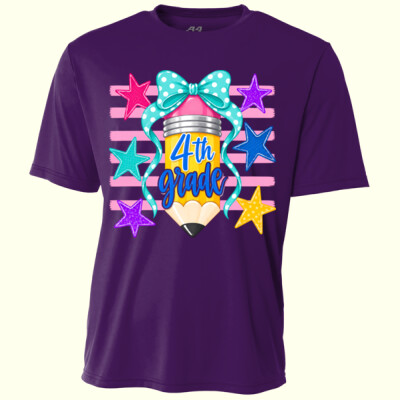 Fourth Grade Pencil Coquette 89-099 - Youth Cooling Performance Short Sleeve Tee Thumbnail