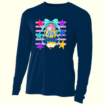 Fourth Grade Pencil Coquette 89-099 - Adult Cooling Performance Long Sleeve Tee Thumbnail
