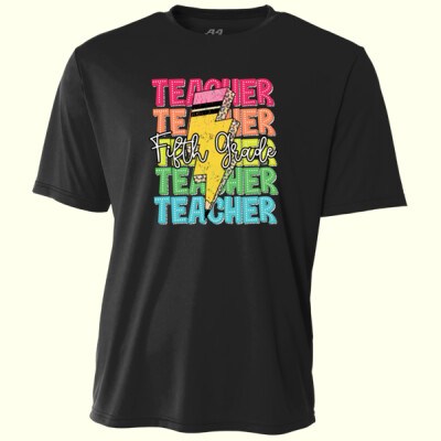 Fifth Grade Teacher 89-127 - Adult Cooling Performance Short Sleeve Tee Thumbnail