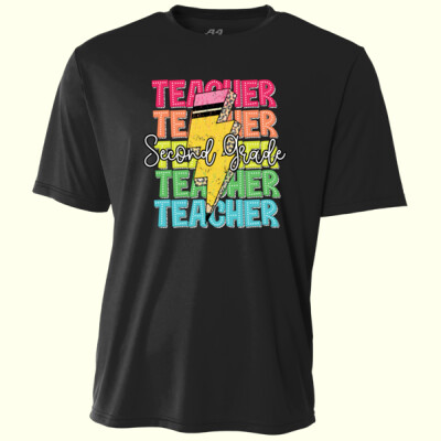 Second Grade Teacher 89-128 - Adult Cooling Performance Short Sleeve Tee Thumbnail