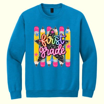 First Grade Pencils 89-246 - Heavy Blend Crewneck Sweatshirt Thumbnail