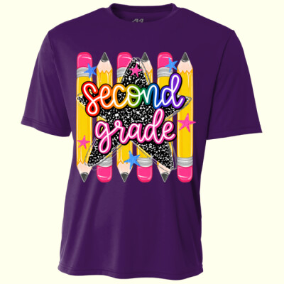 Second Grade Pencils 89-247 - Youth Cooling Performance Short Sleeve Tee Thumbnail