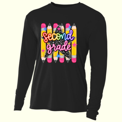 Second Grade Pencils 89-247 - Adult Cooling Performance Long Sleeve Tee Thumbnail