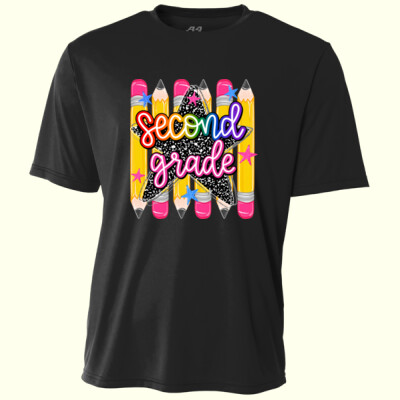 Second Grade Pencils 89-247 - Adult Cooling Performance Short Sleeve Tee Thumbnail