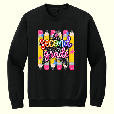 Second Grade Pencils 89-247 - Heavy Blend Crewneck Sweatshirt Thumbnail