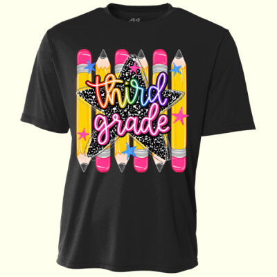 Third Grade Pencils 89-248 - Youth Cooling Performance Short Sleeve Tee Thumbnail
