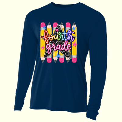 Fourth Grade Pencils 89-249 - Adult Cooling Performance Long Sleeve Tee Thumbnail
