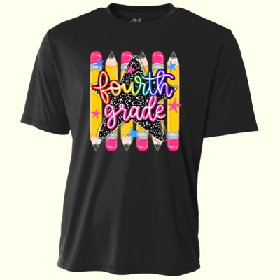 Fourth Grade Pencils 89-249 - Adult Cooling Performance Short Sleeve Tee Thumbnail