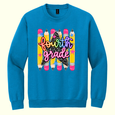 Fourth Grade Pencils 89-249 - Heavy Blend Crewneck Sweatshirt Thumbnail