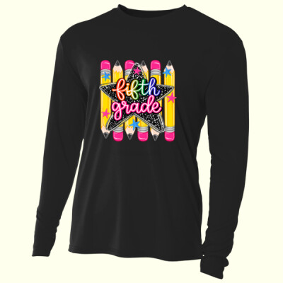 -Fifth Grade Pencils  - Adult Cooling Performance Long Sleeve Tee Thumbnail