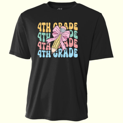 Fourth Grade Pencil Coquette 89-137 - Adult Cooling Performance Short Sleeve Tee Thumbnail