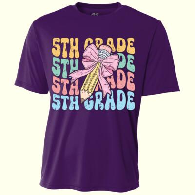 Fifth Grade Pencil Coquette 89-138 - Youth Cooling Performance Short Sleeve Tee Thumbnail