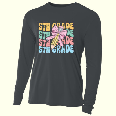 Fifth Grade Pencil Coquette 89-138 - Adult Cooling Performance Long Sleeve Tee Thumbnail