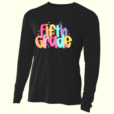 Fifth Grade Colorful Letters 89-142 - Adult Cooling Performance Long Sleeve Tee Thumbnail