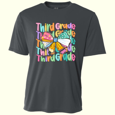 Third Grade Coquette Bow 89-145 - Adult Cooling Performance Short Sleeve Tee Thumbnail