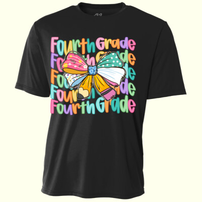 Fourth Grade Coquette Bow 89-146 - Youth Cooling Performance Short Sleeve Tee Thumbnail