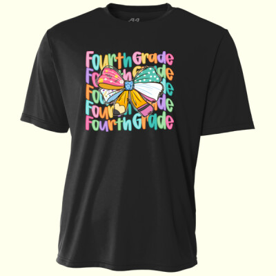 Fourth Grade Coquette Bow 89-146 - Adult Cooling Performance Short Sleeve Tee Thumbnail