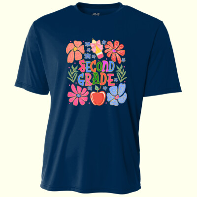 Second Grade Flowers 89-148 - Adult Cooling Performance Short Sleeve Tee Thumbnail