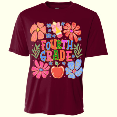 Fourth Grade Flowers 89-150 - Youth Cooling Performance Short Sleeve Tee Thumbnail