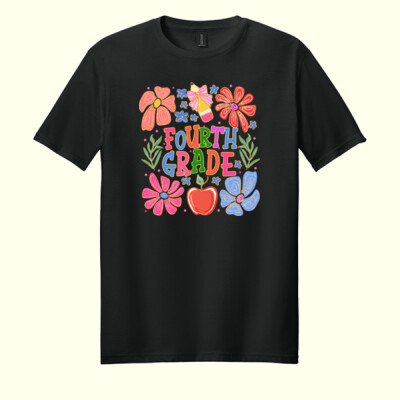 Fourth Grade Flowers 89-150 - Adult Softstyle ® T Shirt Thumbnail