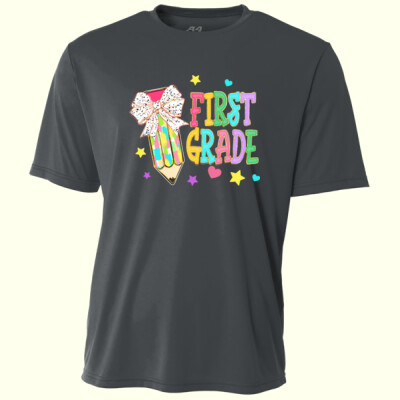 First Grade Preppy Pencil 89-151 - Adult Cooling Performance Short Sleeve Tee Thumbnail