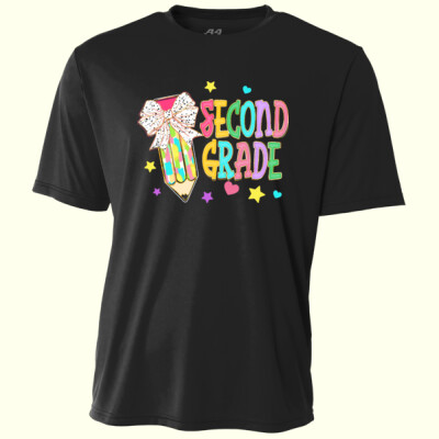 Second Grade Preppy Pencil 89-152 - Adult Cooling Performance Short Sleeve Tee Thumbnail