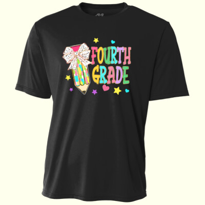Fourth Grade Preppy Pencil 89-154 - Adult Cooling Performance Short Sleeve Tee Thumbnail