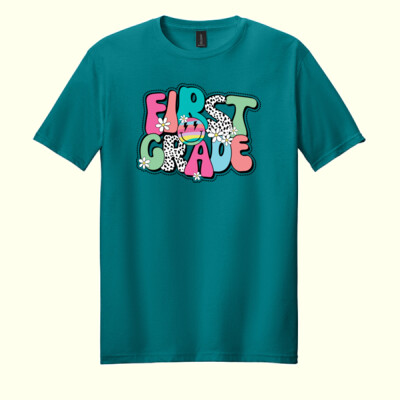 First Grade Bubble 89-155 - Adult Softstyle ® T Shirt Thumbnail