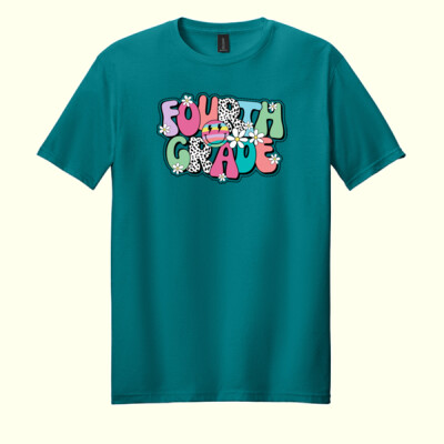 Fourth Grade Bubble 89-158 - Adult Softstyle ® T Shirt Thumbnail