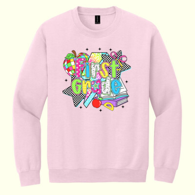 First Grade Retro 89-159 - Heavy Blend Crewneck Sweatshirt Thumbnail