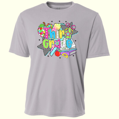 Third Grade Retro 89-161 - Adult Cooling Performance Short Sleeve Tee Thumbnail