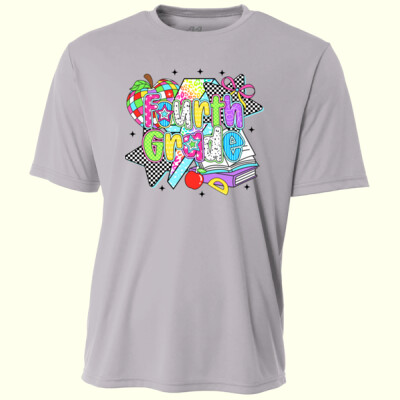 Fourth Grade Retro 89-162 - Adult Cooling Performance Short Sleeve Tee Thumbnail