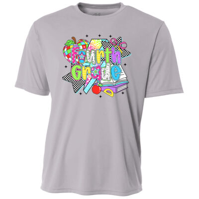 Fourth Grade Retro 89-162 - Adult Cooling Performance Short Sleeve Tee Thumbnail