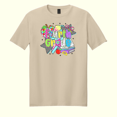 Fourth Grade Retro 89-162 - Adult Softstyle ® T Shirt Thumbnail