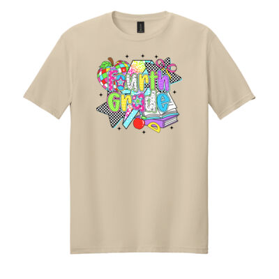 Fourth Grade Retro 89-162 - Adult Softstyle ® T Shirt Thumbnail