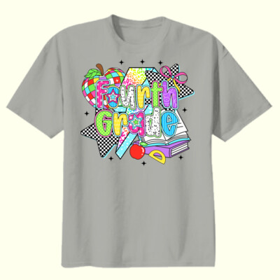 Fourth Grade Retro 89-162 - Youth Heavy Cotton 100% Cotton T Shirt Thumbnail