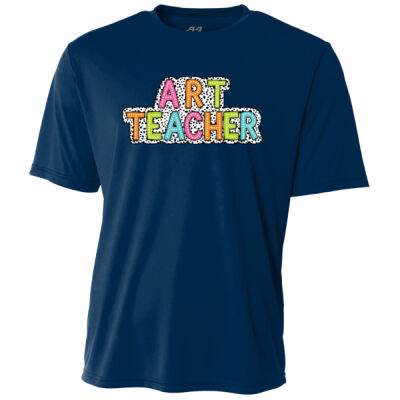 Art Teacher Polka Dots 83-401 - Adult Cooling Performance Short Sleeve Tee Thumbnail