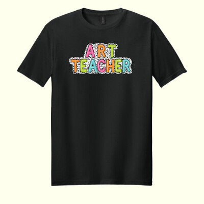 Art Teacher Polka Dots 83-401 - Adult Softstyle ® T Shirt Thumbnail