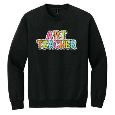 Art Teacher Polka Dots 83-401 - Heavy Blend Crewneck Sweatshirt Thumbnail