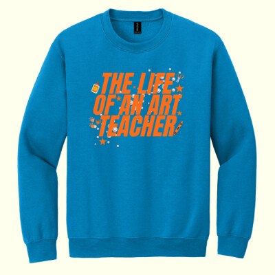 The Life of an Art Teacher 83-404 - Heavy Blend Crewneck Sweatshirt Thumbnail