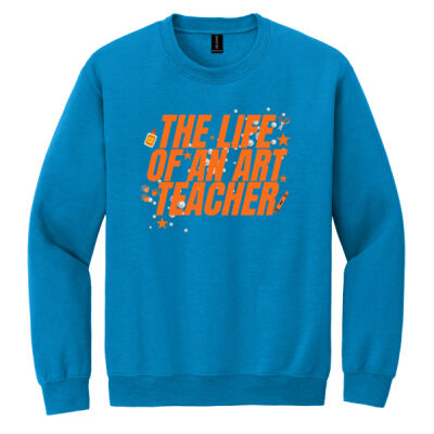 The Life of an Art Teacher 83-404 - Heavy Blend Crewneck Sweatshirt Thumbnail