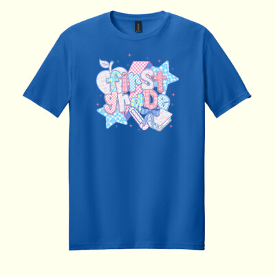 First Grade Pastels 89-163 - Adult Softstyle ® T Shirt Thumbnail