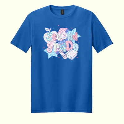 Second Grade Pastels 89-165 - Adult Softstyle ® T Shirt Thumbnail