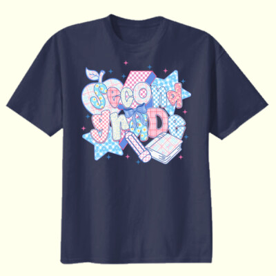 Second Grade Pastels 89-165 - Youth Heavy Cotton 100% Cotton T Shirt Thumbnail