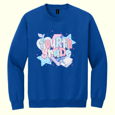 Fourth Grade Pastels 89-167 - Heavy Blend Crewneck Sweatshirt Thumbnail
