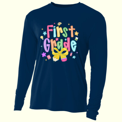 First Grade Bow 89-169 - Adult Cooling Performance Long Sleeve Tee Thumbnail