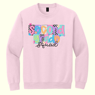 Second Grade Squad 89-172 - Heavy Blend Crewneck Sweatshirt Thumbnail