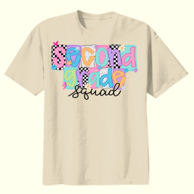 Second Grade Squad 89-172 - Youth Heavy Cotton 100% Cotton T Shirt Thumbnail